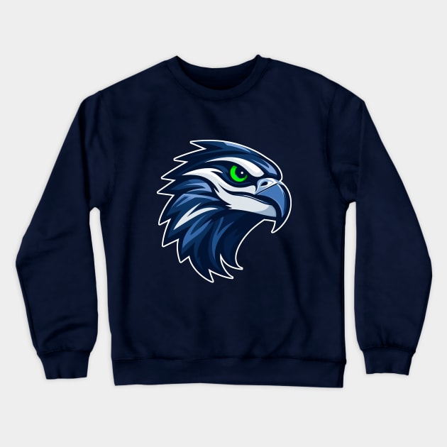 Seahawks Crewneck Sweatshirt by DavidLoblaw